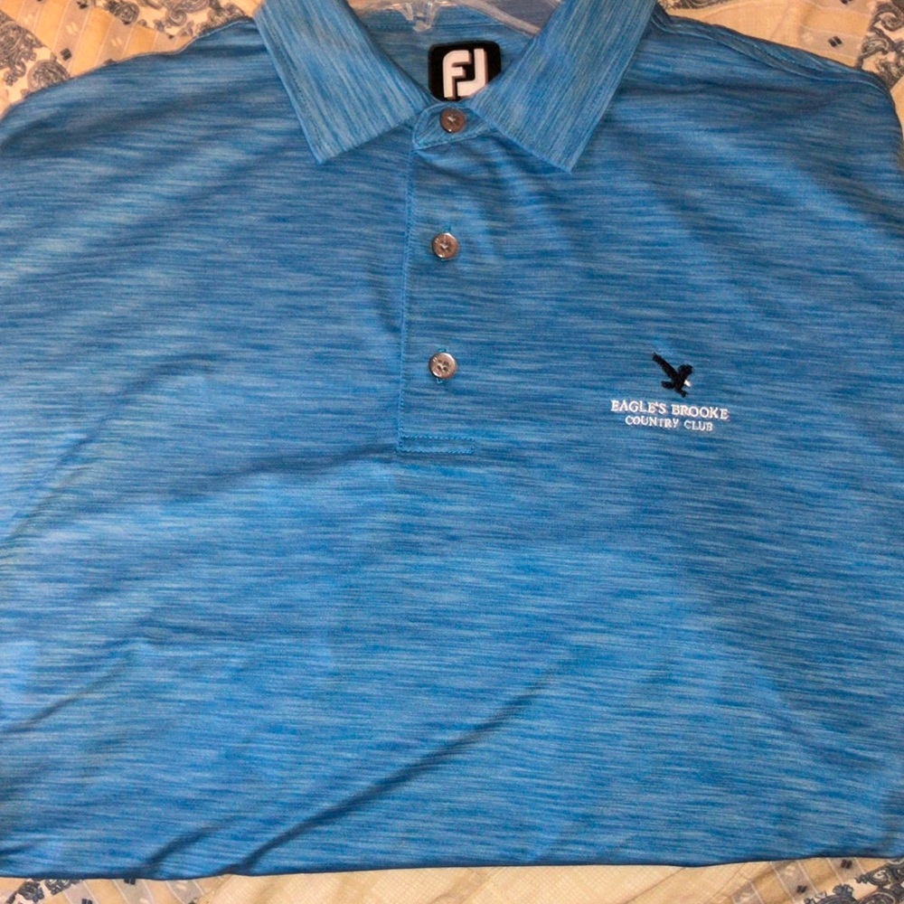 Footjoy eagles Brooke county club golf polo.